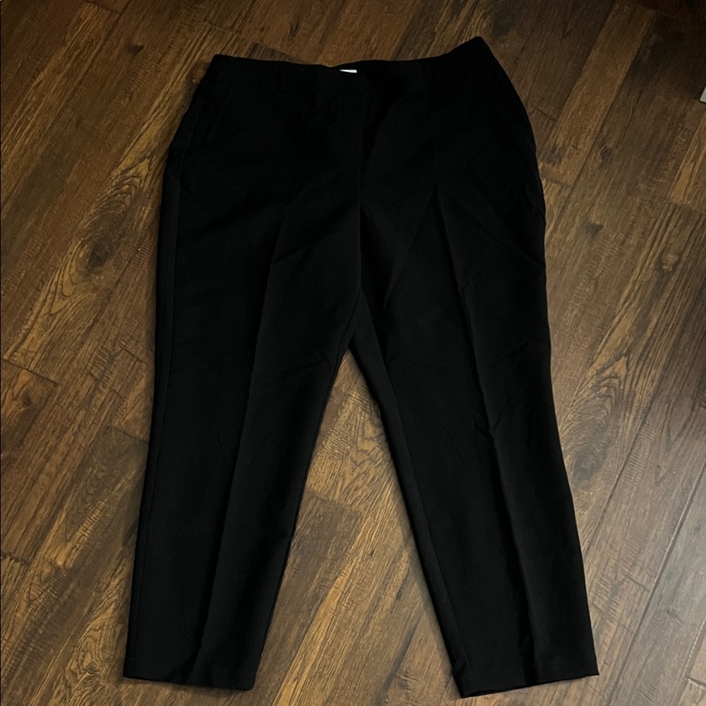 Soho Apparel Black Straight Leg Pants